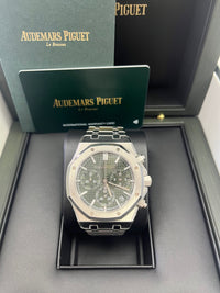 Thumbnail for Audemars Piguet ROYAL OAK SELFWINDING CHRONOGRAPH “50TH ANNIVERSARY” STEEL BRACELET GREEN DIAL (Ref # 26240ST.OO.1320ST.04)