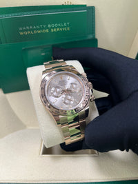 Thumbnail for Rolex Daytona Everose Gold Rose Diamond Baguette 40mm Dial Oyster Bracelet Ref# (116505)