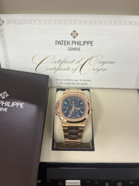 Thumbnail for Patek Philippe Nautilus Travel Time Chronograph (Ref# 5990/1R-001)