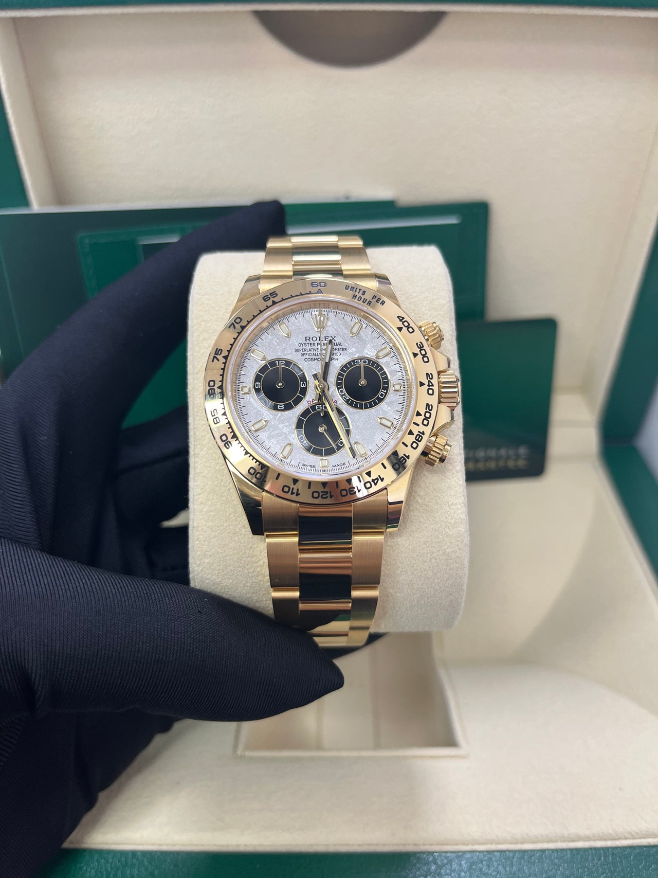 Rolex Cosmograph Daytona Meteorite and Black dial Oyster bracelet (Ref# 116508)