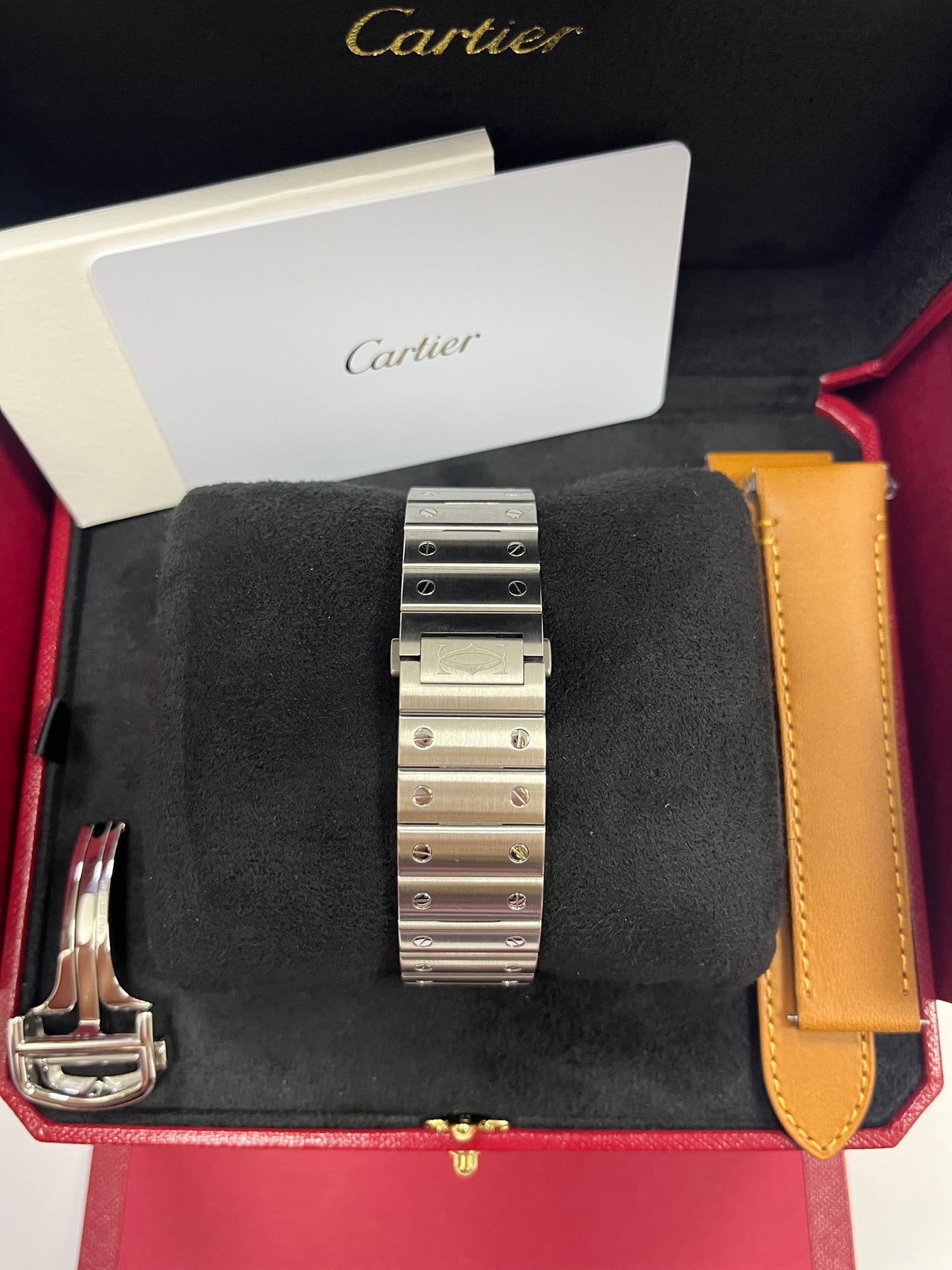 Cartier Santos NEW 2023 Santos De Cartier Large White Dial WSSA0018