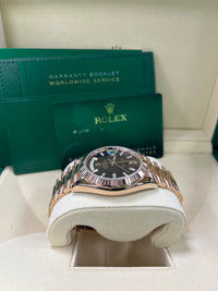 Thumbnail for Rolex Day-Date 40 Fluted Bezel - Eisenkiesel Diamond Dial - President Bracelet 228235