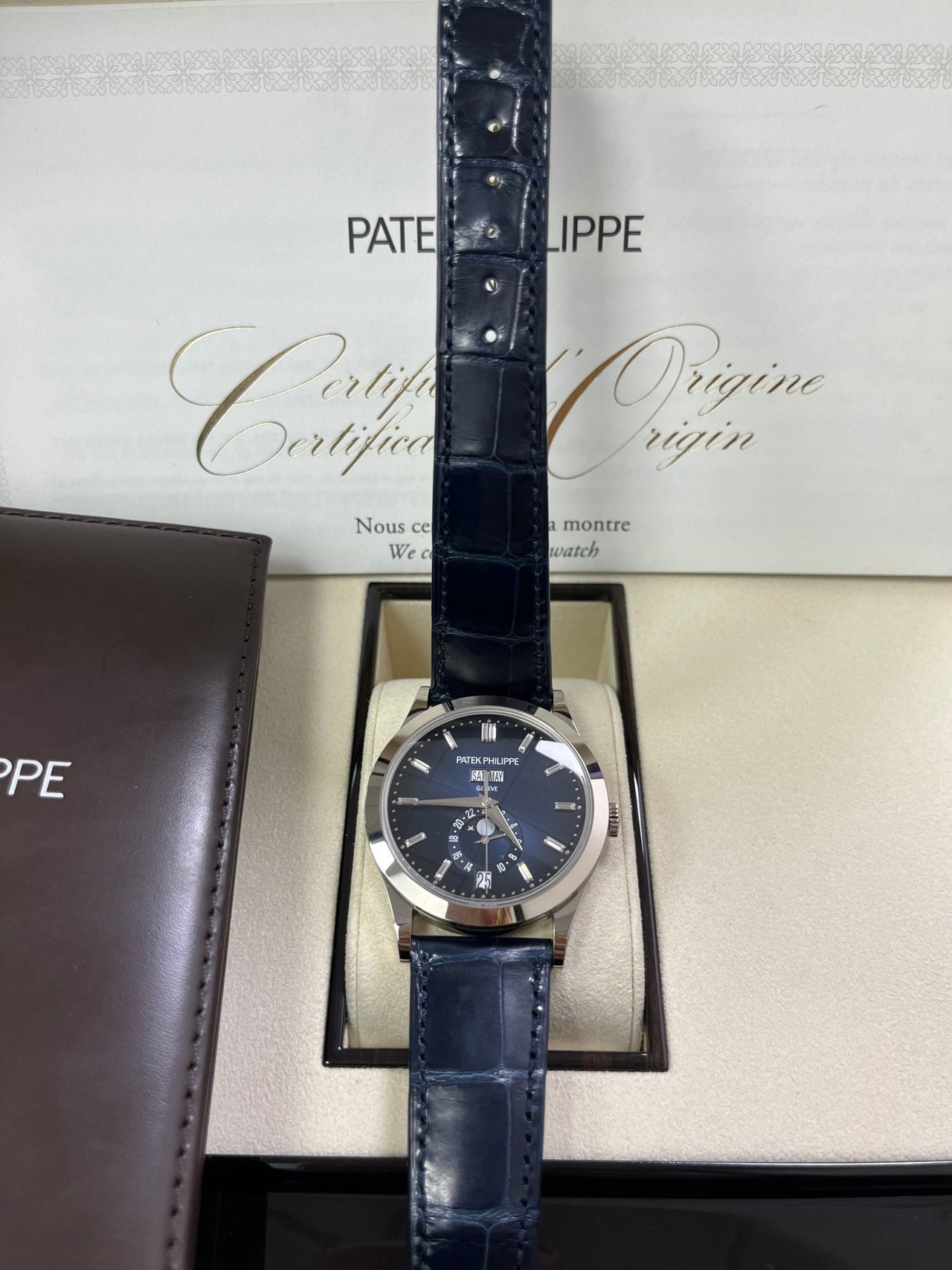 Patek Philippe Annual Calendar Blue Dial 2024 5396G - 017 - WatchesOff5thWatch