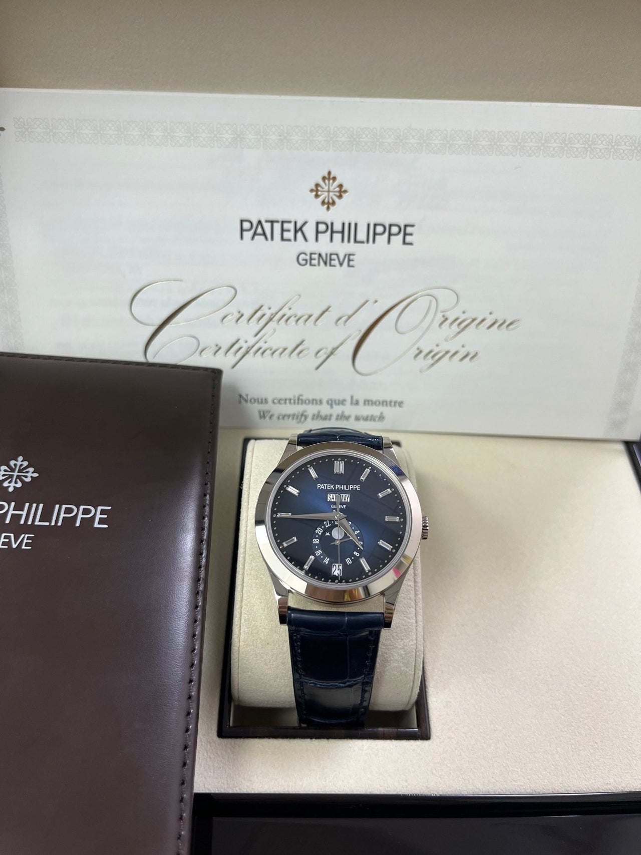 Patek Philippe Annual Calendar Blue Dial 2024 5396G - 017 - WatchesOff5thWatch