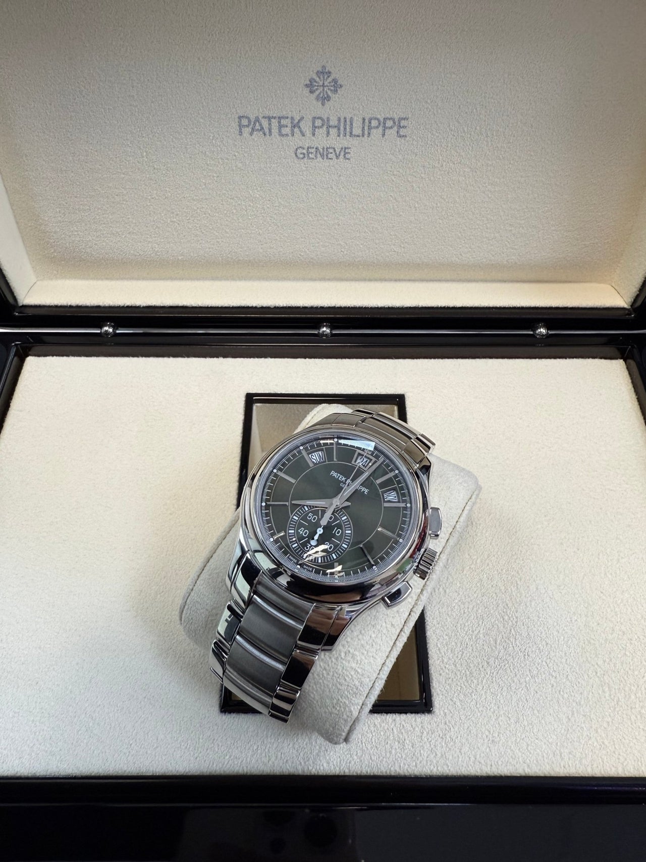 Patek Philippe Annual Calendar Complications Green Dial (Reference # 5905/1A - 001) - WatchesOff5thWatch