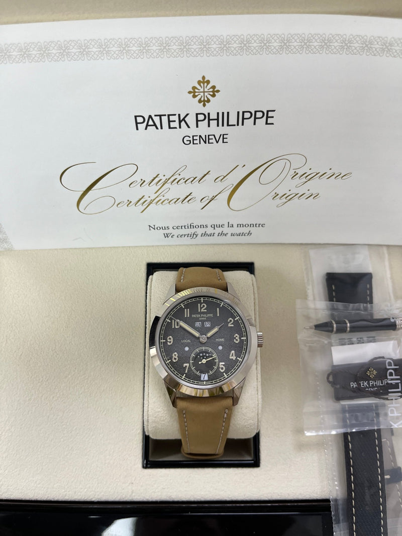Patek Philippe Annual Calendar Travel Time White Gold (Reference # 5326G) - WatchesOff5thWatch