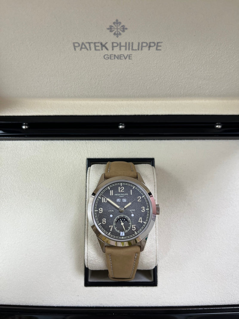 Patek Philippe Annual Calendar Travel Time White Gold (Reference # 5326G) - WatchesOff5thWatch