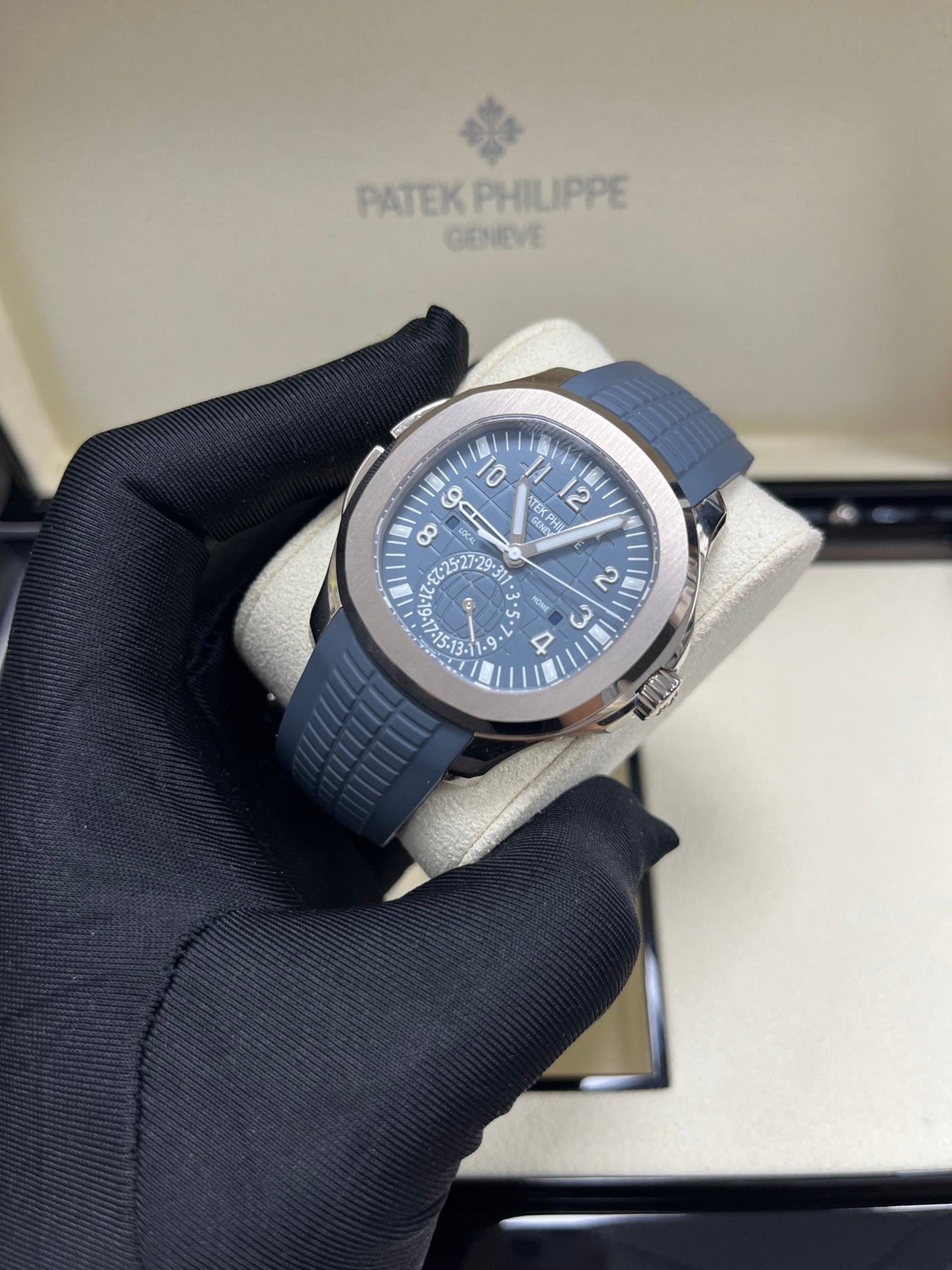 Patek Philippe Aquanaut Travel Time 5164G - 001 - WatchesOff5thwatch