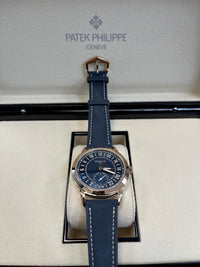 Thumbnail for Patek Philippe Calatrava Complications Calatrava Travel Time Automatic Blue Dial Men's Watch 5224r - WatchesOff5thWatch