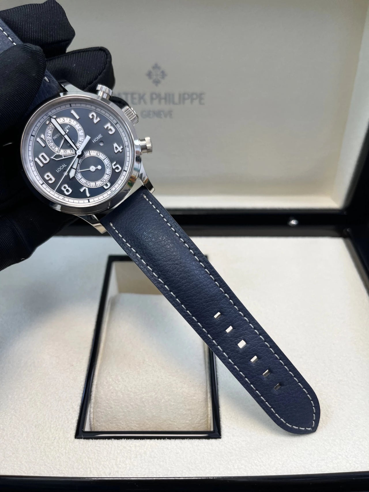 Patek Philippe Calatrava Pilot Travel Time Chronograph (Ref 5924G - 001) - WatchesOff5thWatch