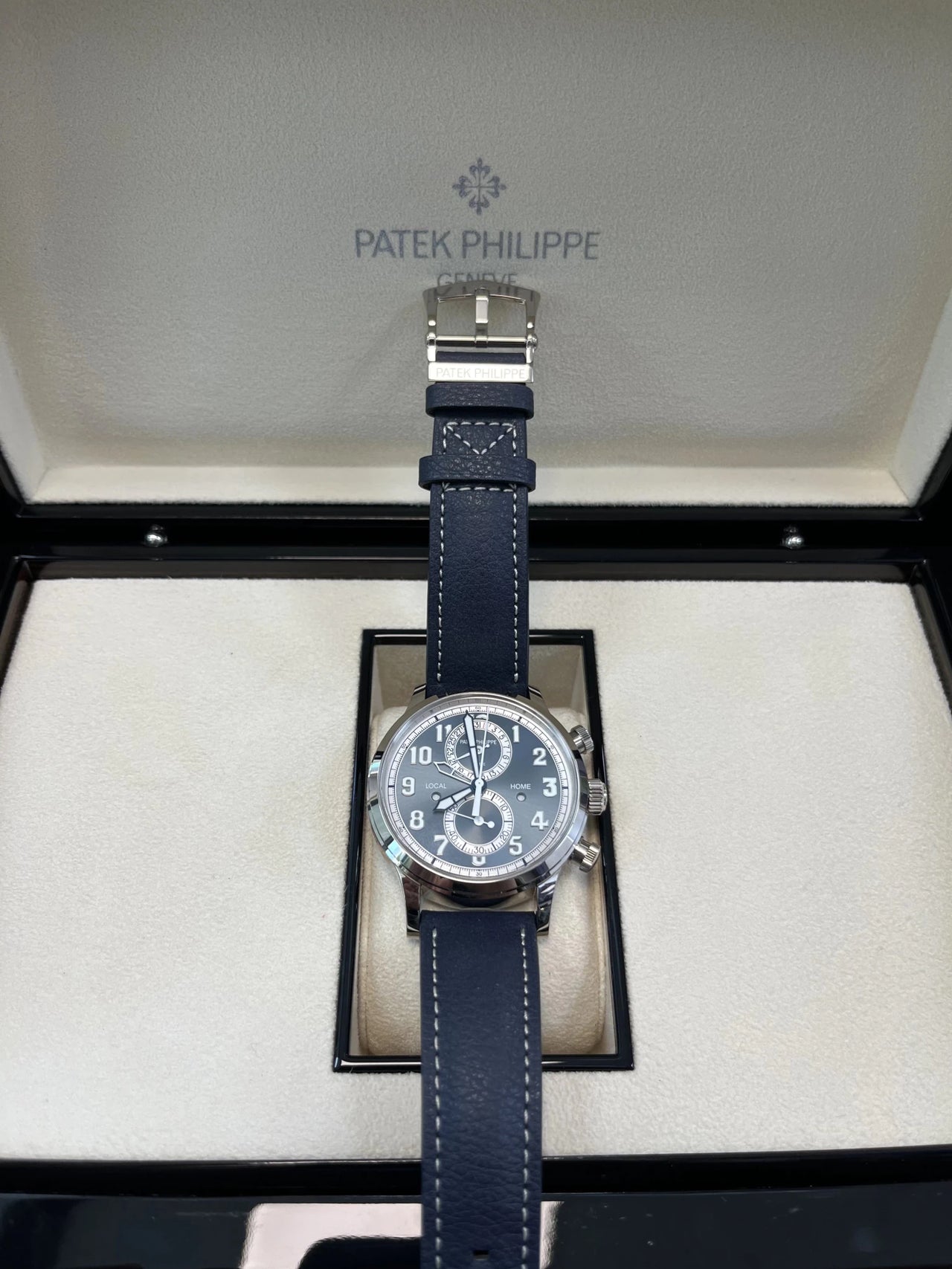 Patek Philippe Calatrava Pilot Travel Time Chronograph (Ref 5924G - 001) - WatchesOff5thWatch