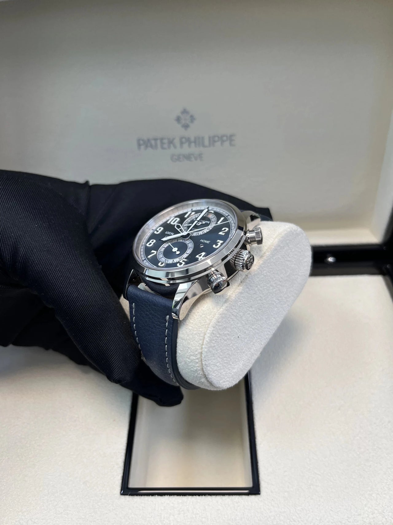 Patek Philippe Calatrava Pilot Travel Time Chronograph (Ref 5924G - 001) - WatchesOff5thWatch