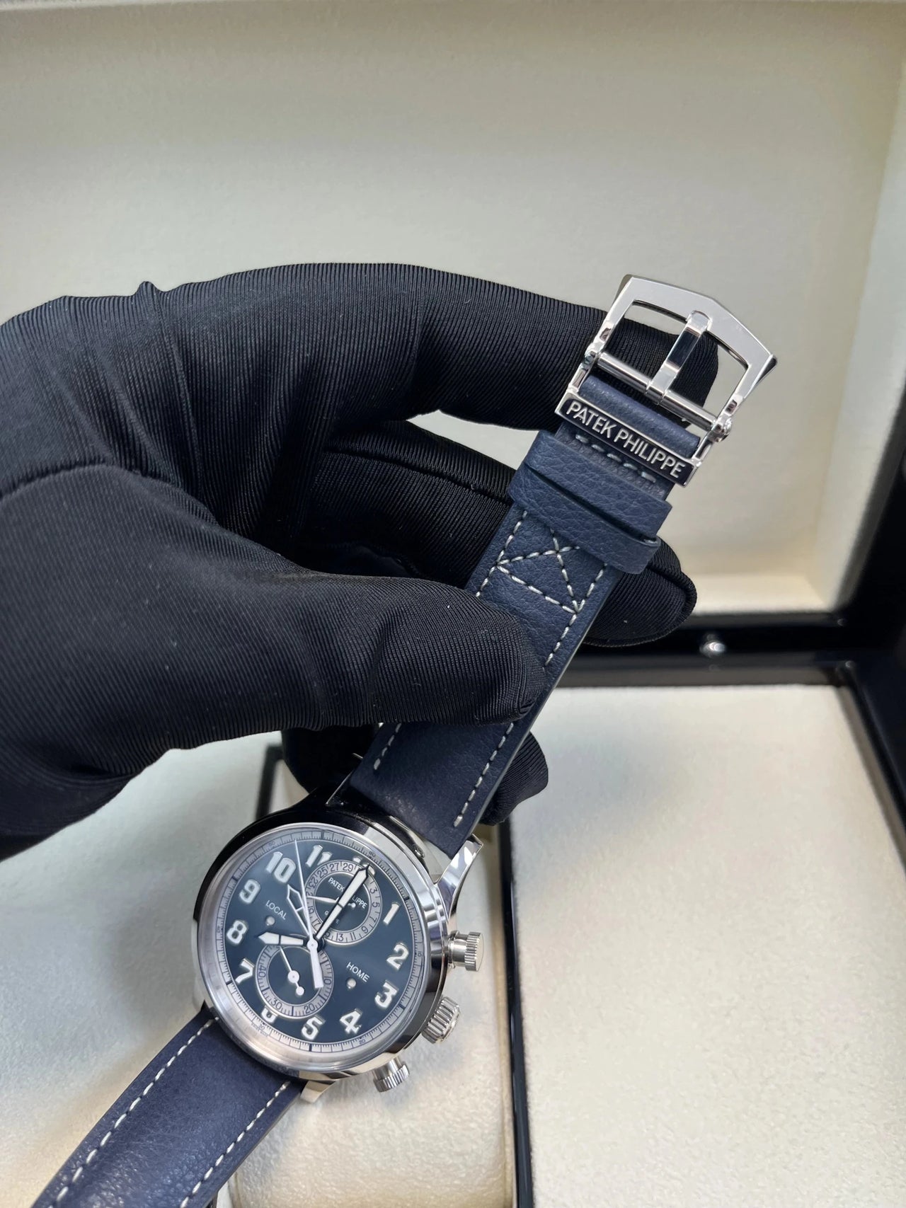 Patek Philippe Calatrava Pilot Travel Time Chronograph (Ref 5924G - 001) - WatchesOff5thWatch