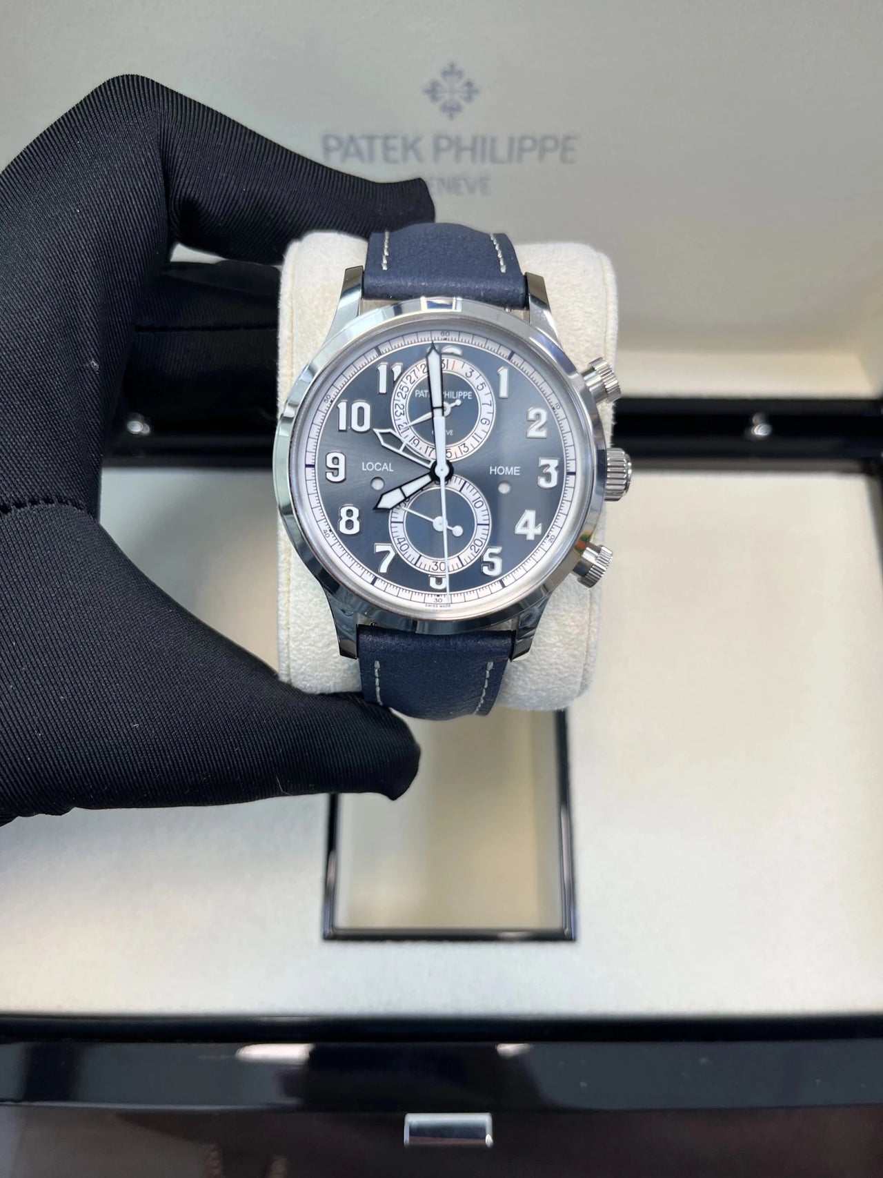 Patek Philippe Calatrava Pilot Travel Time Chronograph (Ref 5924G - 001) - WatchesOff5thWatch