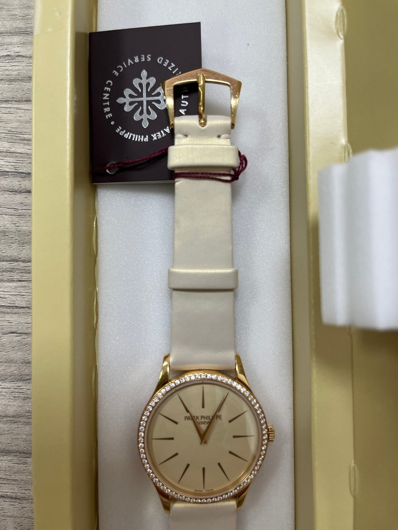 Patek Philippe Calatrava Rose Gold Cream Dial 4897R - 010 Watch Only - WatchesOff5thWatch