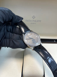 Thumbnail for Patek Philippe Calatrava White Gold 39mm Silvery - Black Dial 6119G - 001 - WatchesOff5thWatch