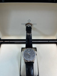 Thumbnail for Patek Philippe Calatrava White Gold 39mm Silvery - Black Dial 6119G - 001 - WatchesOff5thWatch
