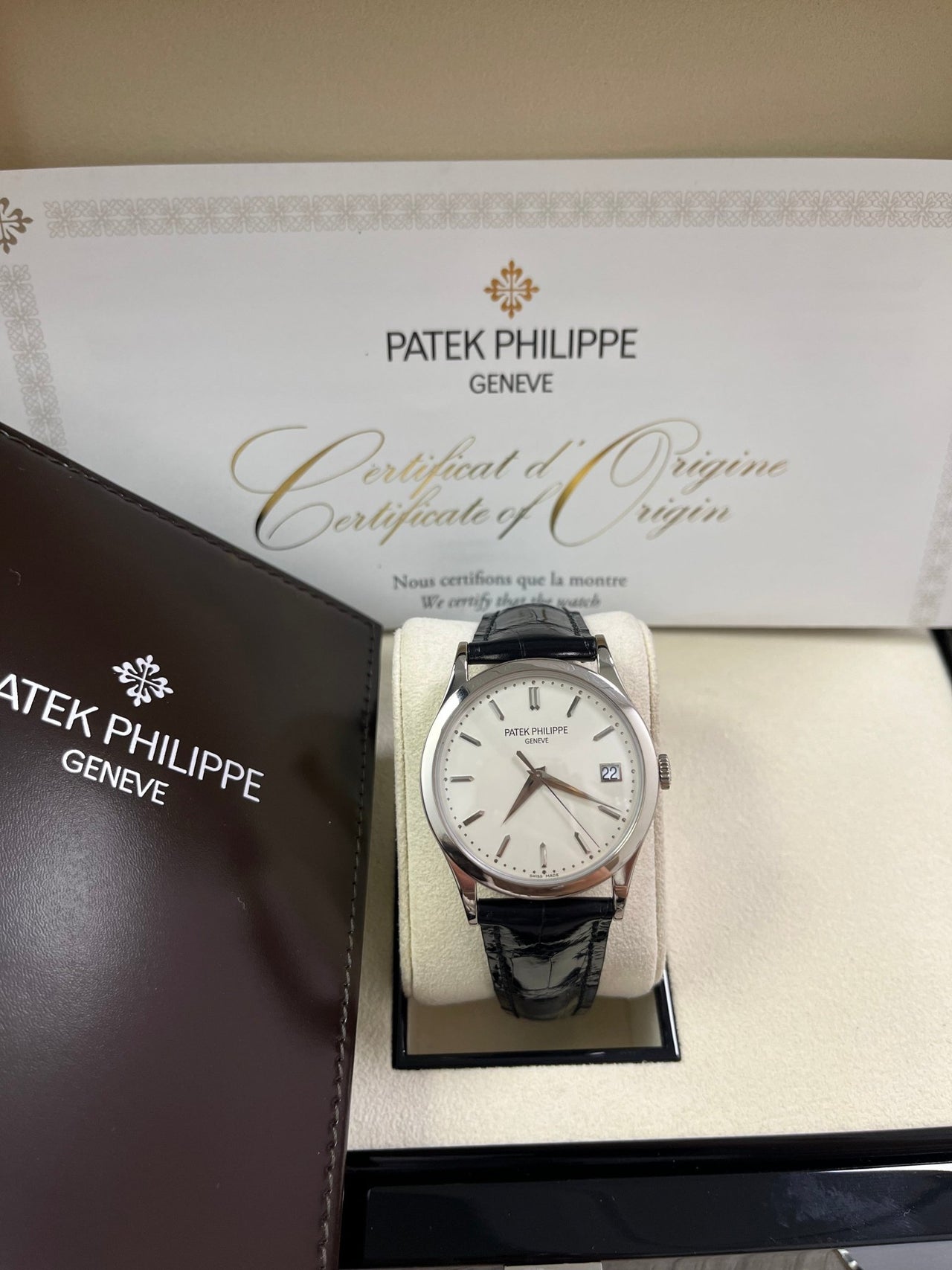 Patek Philippe Calatrava White Gold 5296G - 010 - WatchesOff5thWatch