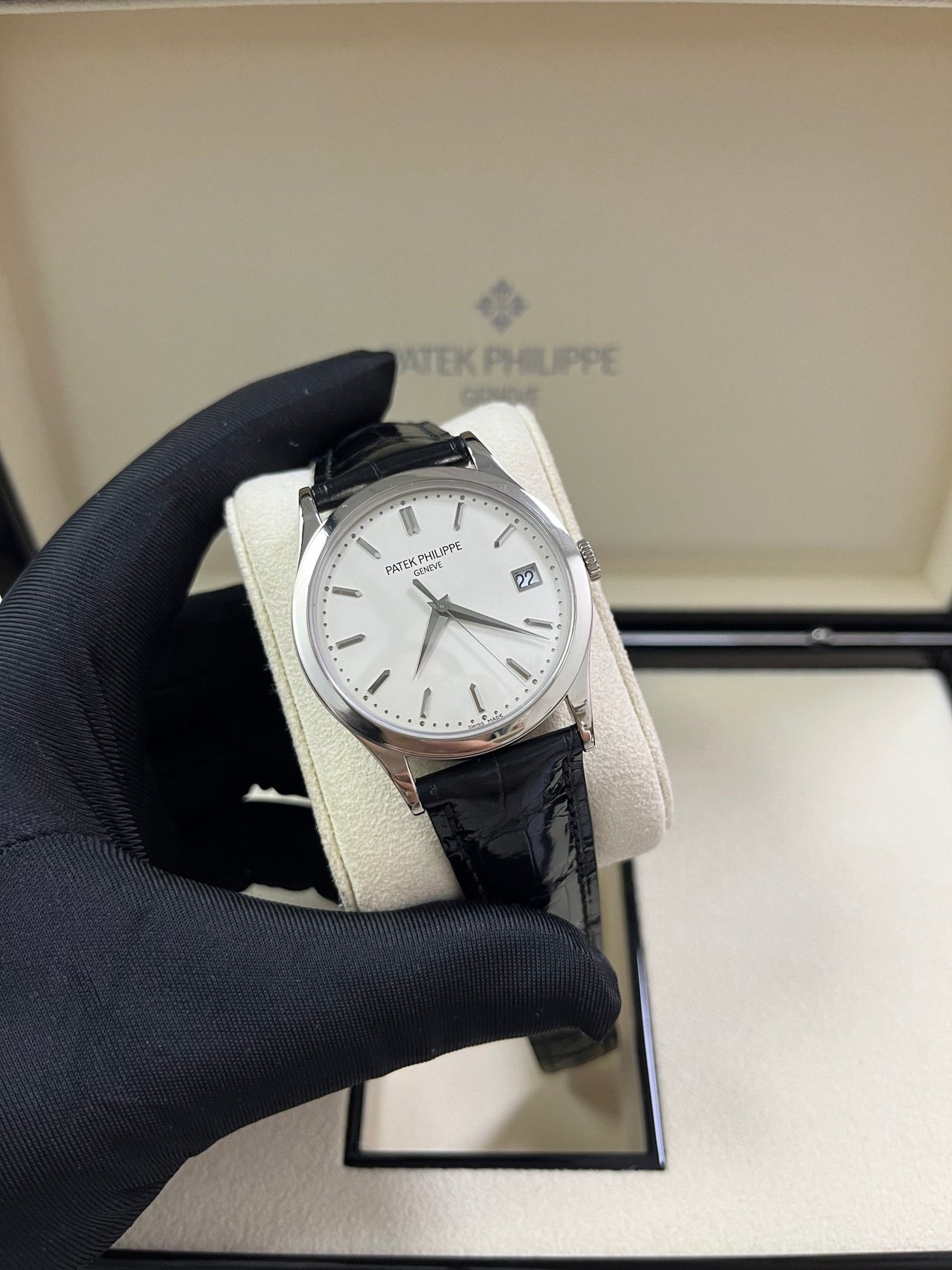 Patek Philippe Calatrava White Gold 5296G - 010 - WatchesOff5thWatch