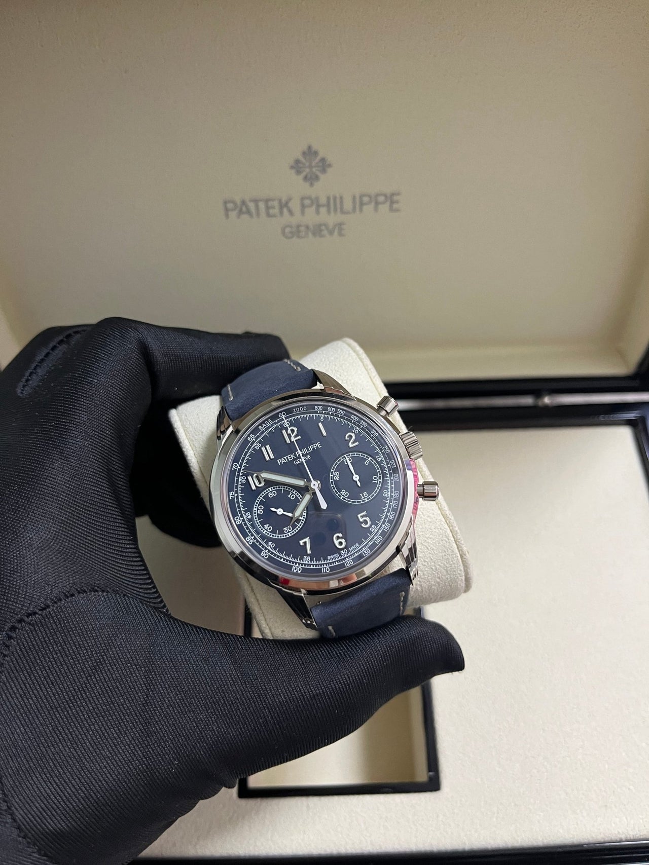 Patek Philippe Complications 41mm White Gold Calfskin Strap 5172G - 001 - WatchesOff5th