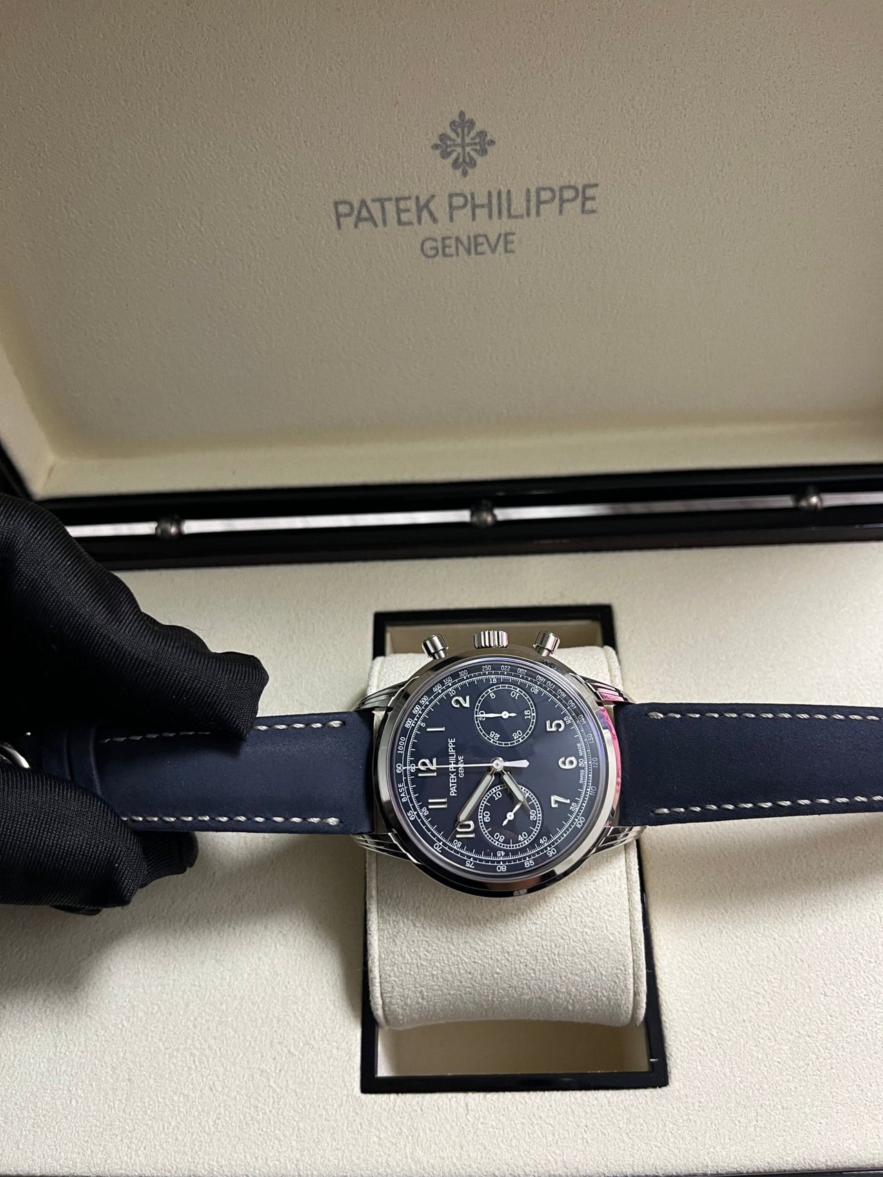 Patek Philippe Complications 41mm White Gold Calfskin Strap 5172G - 001 - WatchesOff5th