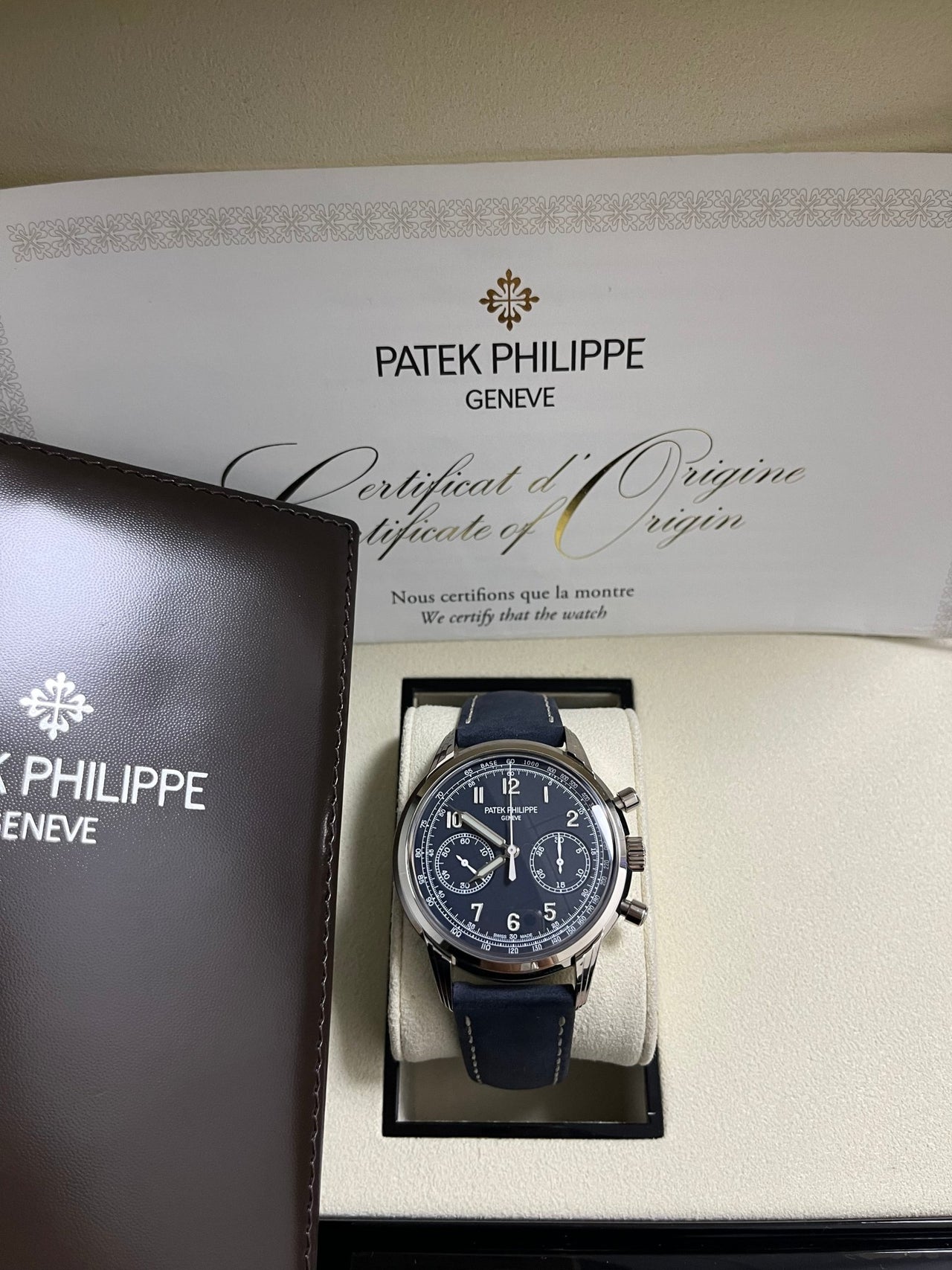 Patek Philippe Complications 41mm White Gold Calfskin Strap 5172G - 001 - WatchesOff5th