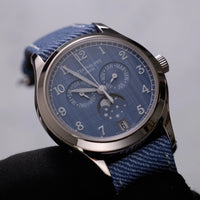 Thumbnail for Patek Philippe Complications Annual Calendar 38mm 18K White Gold Blue Grey Dial Fixed Bezel (Ref 4946G-001) - WatchesOff5thWatch