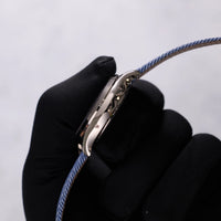 Thumbnail for Patek Philippe Complications Annual Calendar 38mm 18K White Gold Blue Grey Dial Fixed Bezel (Ref 4946G-001) - WatchesOff5thWatch