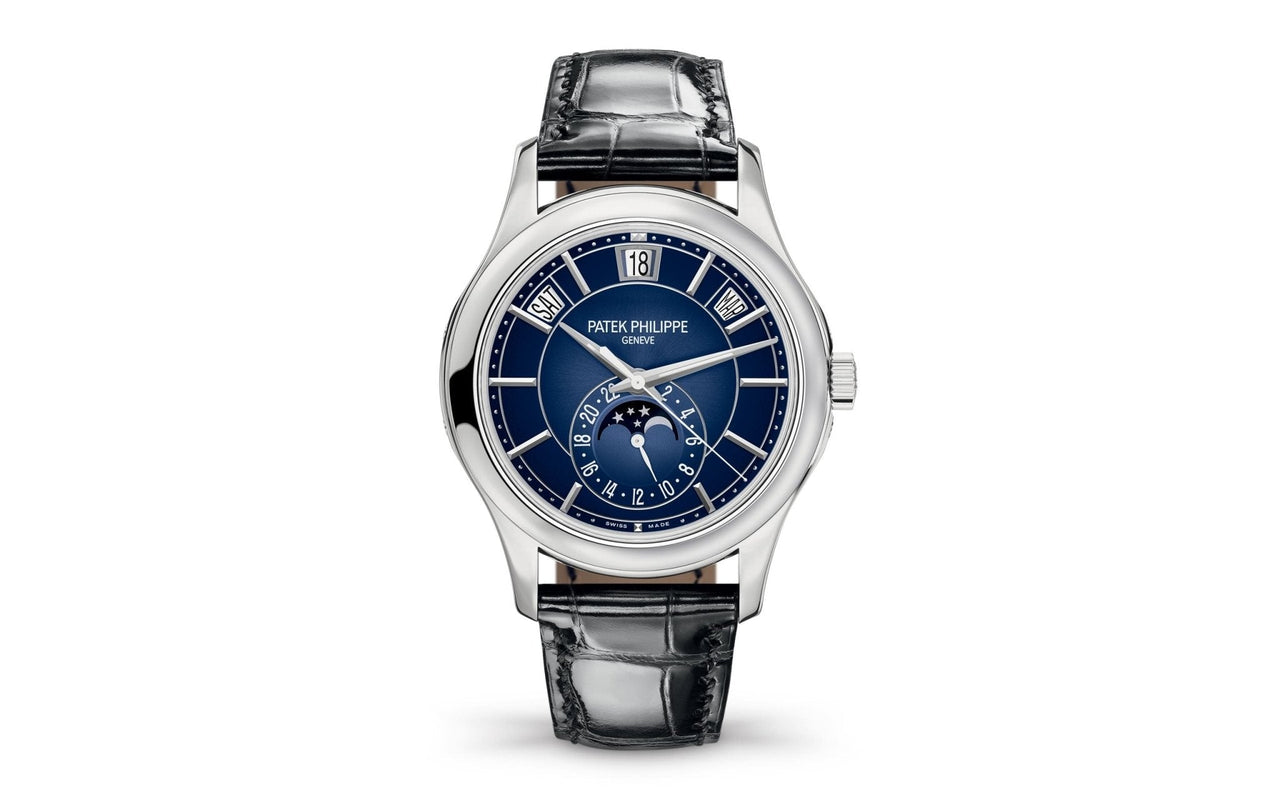 Patek Philippe Complications Annual Calendar Moon Phases (Ref# 5205G - 013) - WatchesOff5th