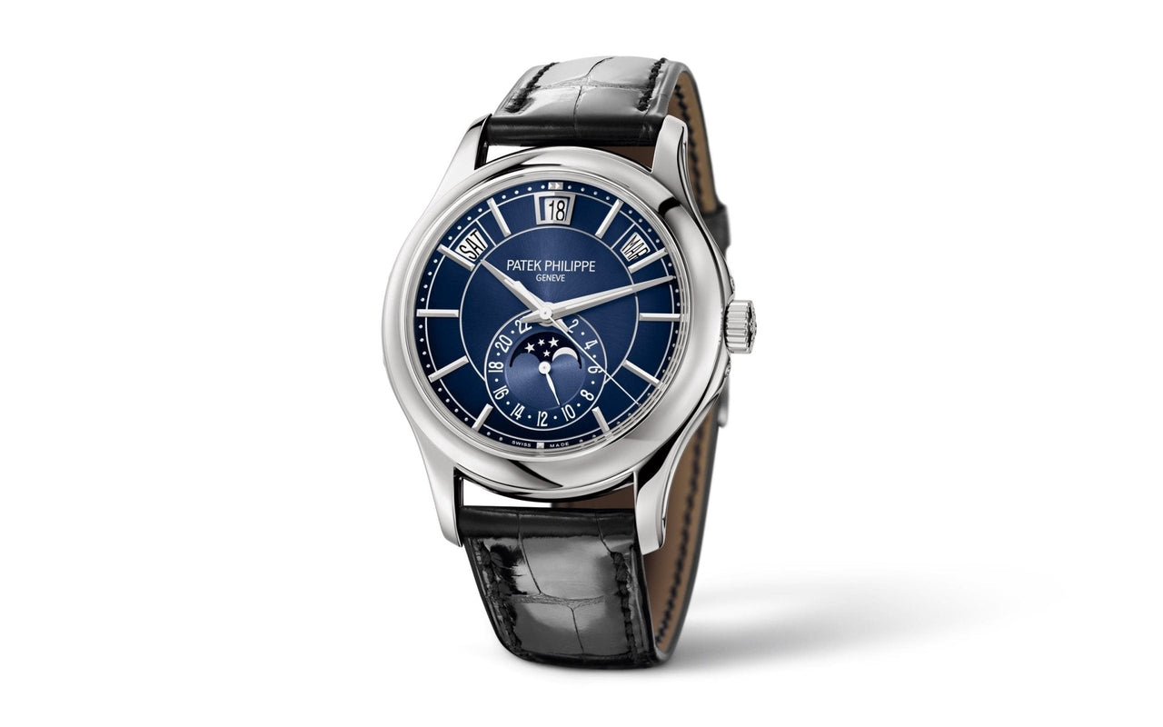 Patek Philippe Complications Annual Calendar Moon Phases (Ref# 5205G - 013) - WatchesOff5th