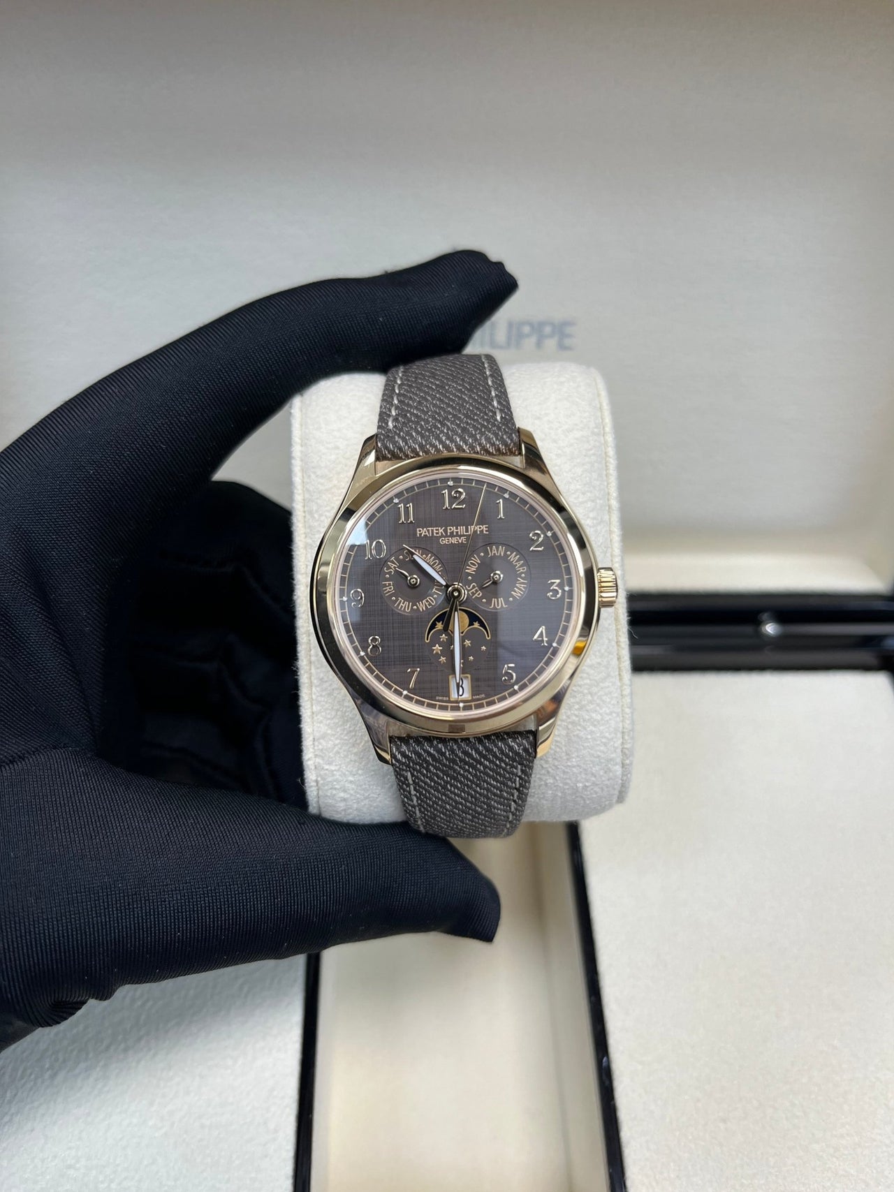 Patek Philippe Complications New 2025 Release 4946R - 001 Complications Chestnut Dial Rose Gold - WatchesOff5thWatch