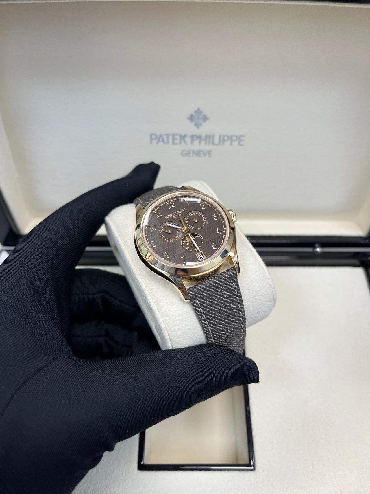 Patek Philippe Complications New 2025 Release 4946R - 001 Complications Chestnut Dial Rose Gold - WatchesOff5thWatch