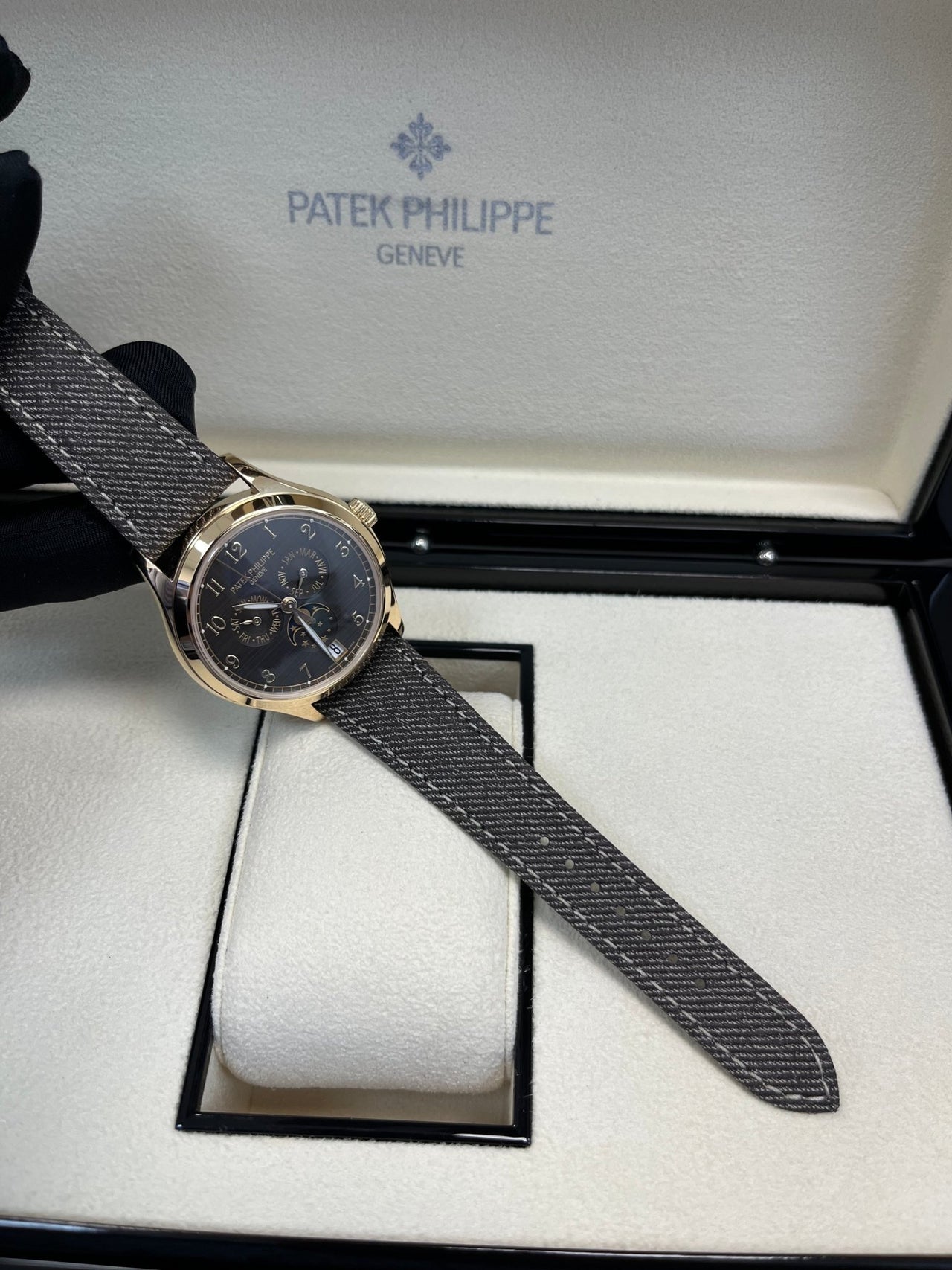 Patek Philippe Complications New 2025 Release 4946R - 001 Complications Chestnut Dial Rose Gold - WatchesOff5thWatch
