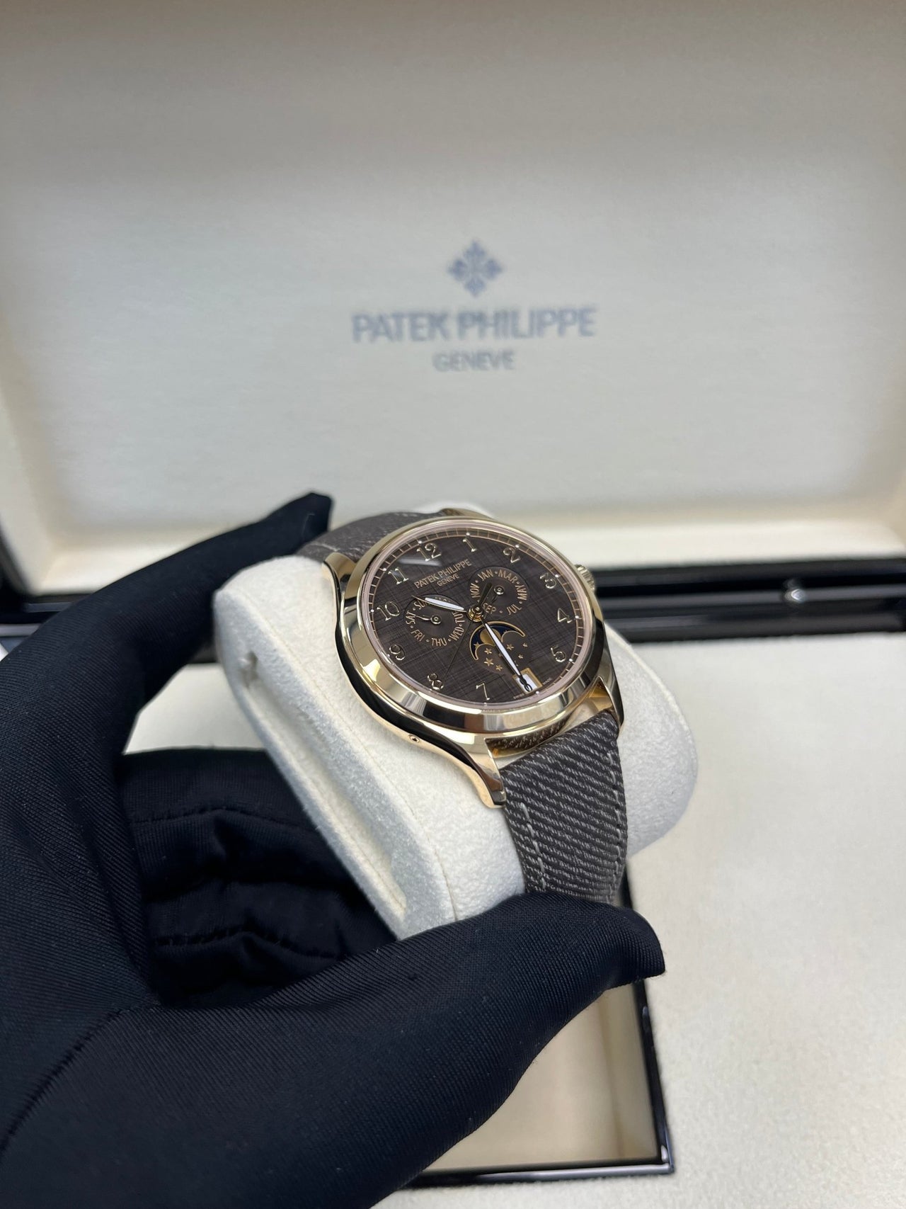 Patek Philippe Complications New 2025 Release 4946R - 001 Complications Chestnut Dial Rose Gold - WatchesOff5thWatch