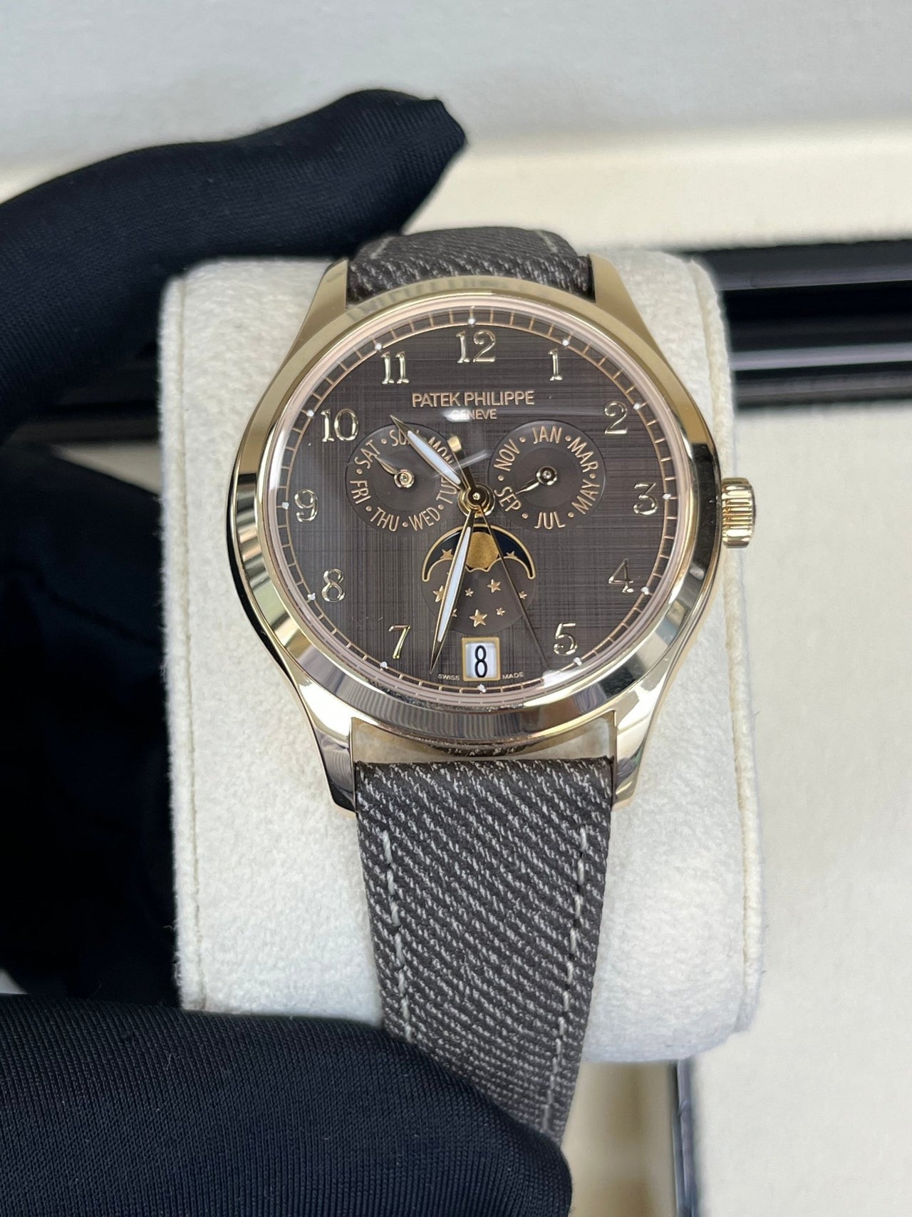 Patek Philippe Complications New 2025 Release 4946R - 001 Complications Chestnut Dial Rose Gold - WatchesOff5thWatch