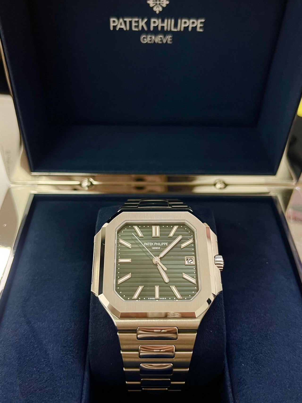 Patek Philippe Cubitus Green Dial 5821/1A - WatchesOff5thWatch