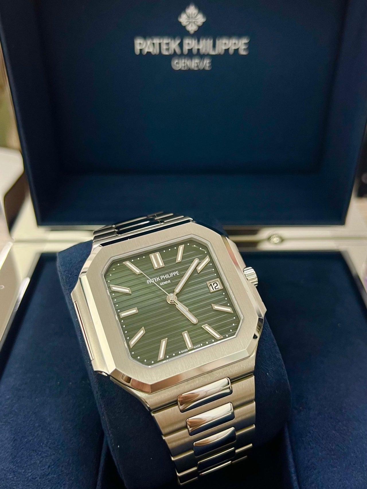 Patek Philippe Cubitus Green Dial 5821/1A - WatchesOff5thWatch