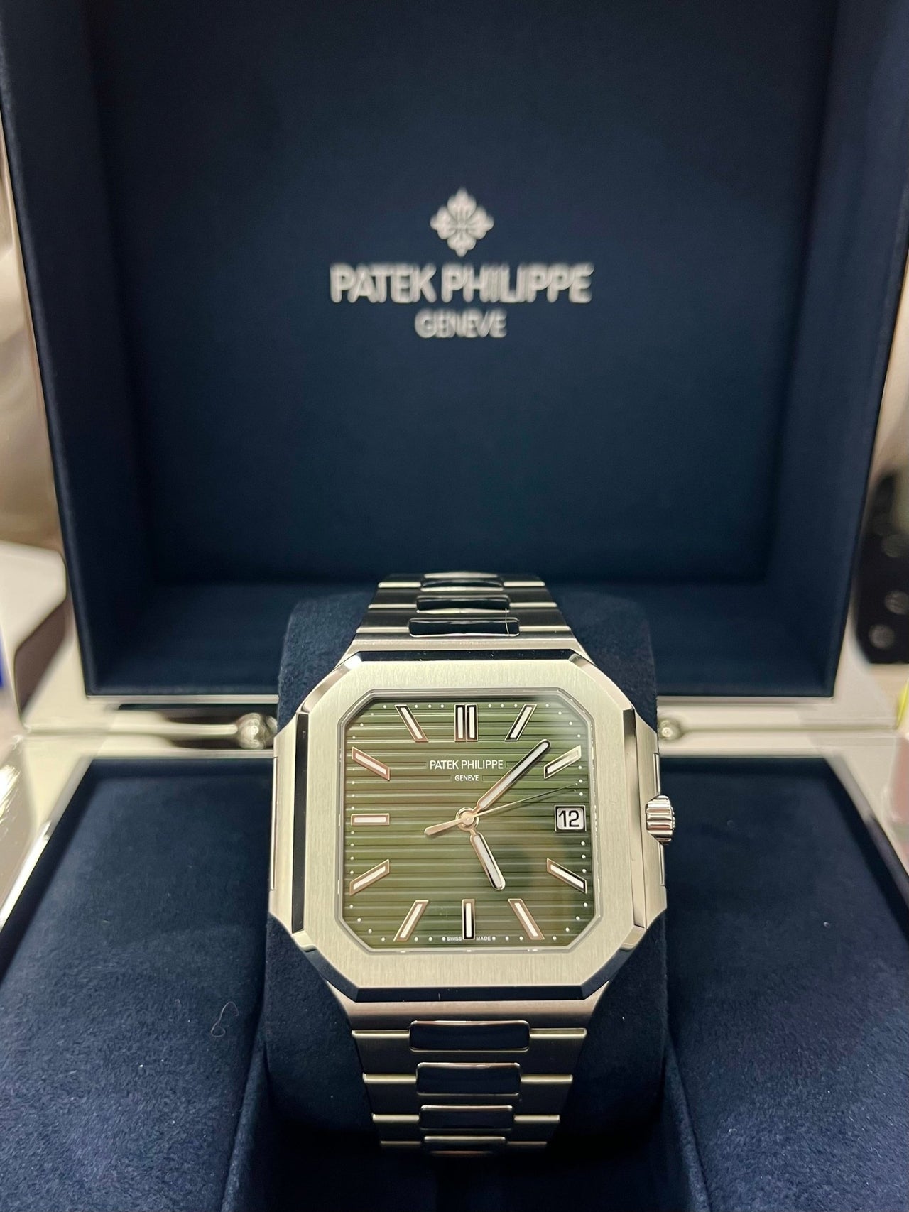 Patek Philippe Cubitus Green Dial 5821/1A - WatchesOff5thWatch