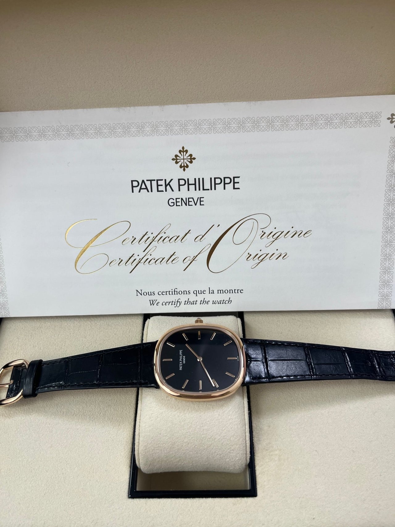 Patek Philippe Golden Ellipse (Ref# 5738R-001) - WatchesOff5th