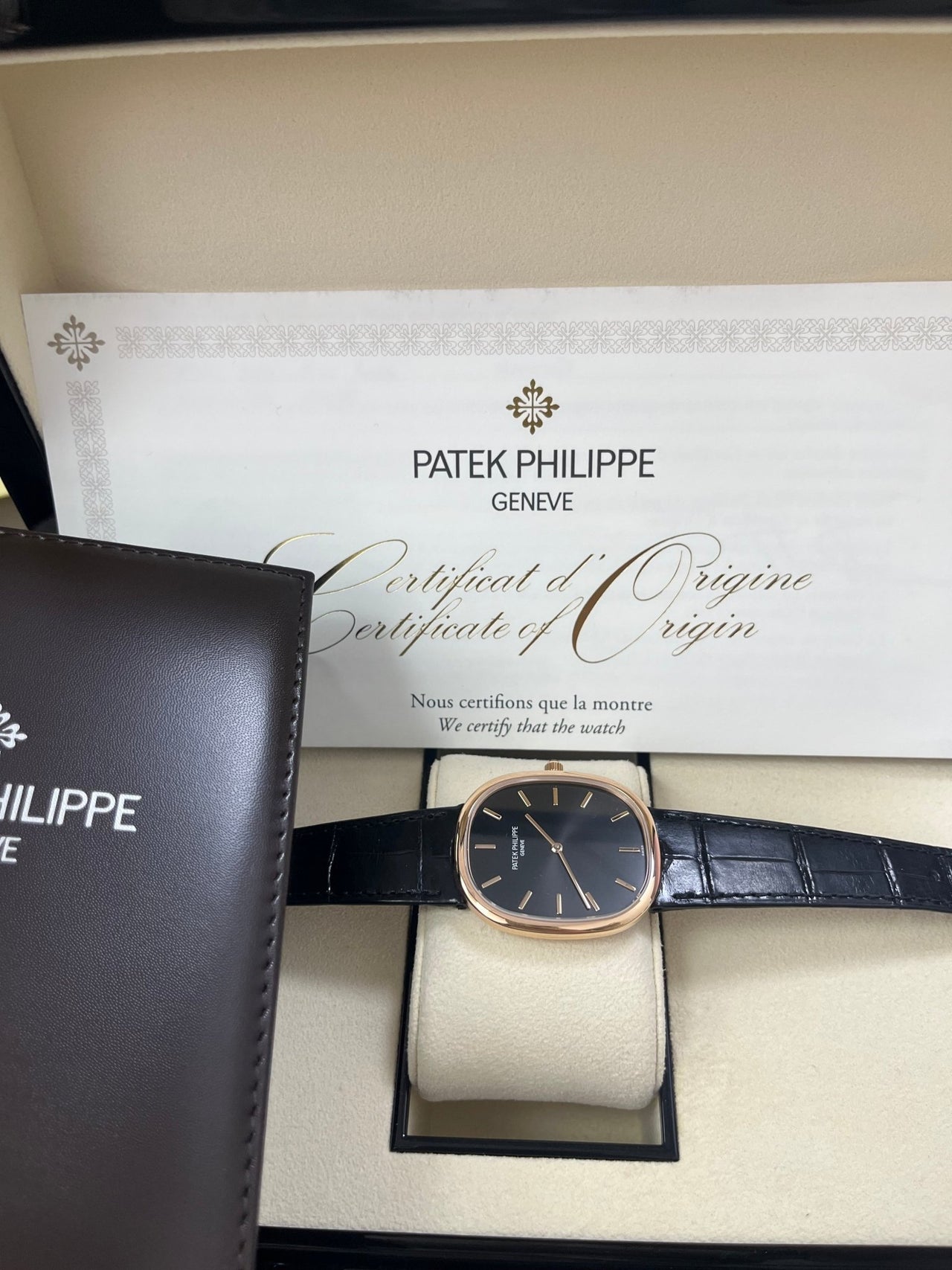 Patek philippe golden ellipse watch best sale