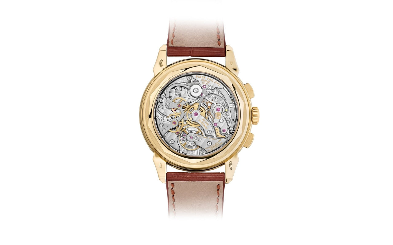 Patek Philippe Grand Complications Perpetual Calendar Chronograph 41mm 18K Yellow Gold Silvery Opaline Dial (Ref 5270J-001) - WatchesOff5thWatch