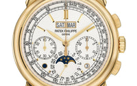 Thumbnail for Patek Philippe Grand Complications Perpetual Calendar Chronograph 41mm 18K Yellow Gold Silvery Opaline Dial (Ref 5270J-001) - WatchesOff5thWatch