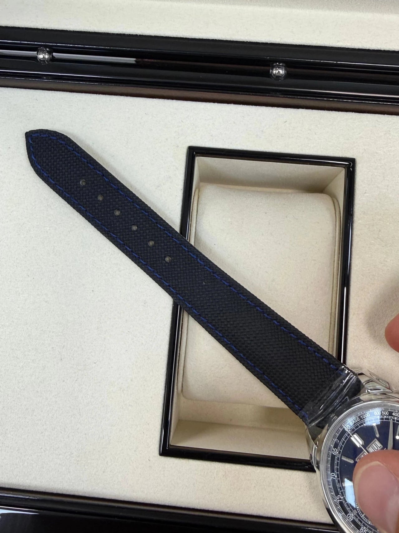 Patek Philippe Grand Complications Perpetual Calendar Chronograph 41mm Platinum Blue Lacquered Dial (Ref 5270P-016) - WatchesOff5thWatch