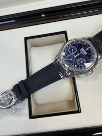 Thumbnail for Patek Philippe Grand Complications Perpetual Calendar Chronograph 41mm Platinum Blue Lacquered Dial (Ref 5270P-016) - WatchesOff5thWatch