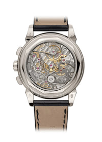 Thumbnail for Patek Philippe Grand Complications Perpetual Calendar Chronograph 41mm Platinum Lacquered Black Dial Diamond Bezel (Ref 5271P-010) - WatchesOff5thWatch