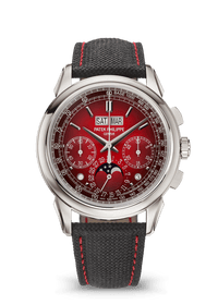 Thumbnail for Patek Philippe Grand Complications Perpetual Calendar Chronograph 41mm Platinum Red Lacquered Dial (Ref 5270P-017) - WatchesOff5thWatch
