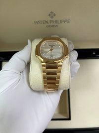 Thumbnail for Patek Philippe Ladies Rose Gold Nautilus White Silver Opaline Dial Tiffany Papers 7118/1R-001 - WatchesOff5th