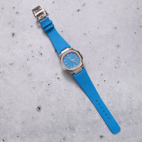 Thumbnail for Patek Philippe Nautilus 32mm 18K White Gold Azure Blue Dial Diamond Bezel (Ref 7010G-013) - WatchesOff5thWatch
