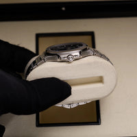 Thumbnail for Patek Philippe Nautilus 35.2mm Stainless Steel Blue TIFFANY Dial Fixed Bezel Steel Bracelet (Ref 7118/1A-001) - WatchesOff5thWatch