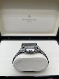 Thumbnail for Patek Philippe Nautilus 40 mm Steel Nautilus Travel Time Chronograph Blue Dial 5990/1A - 011 - WatchesOff5thWatch